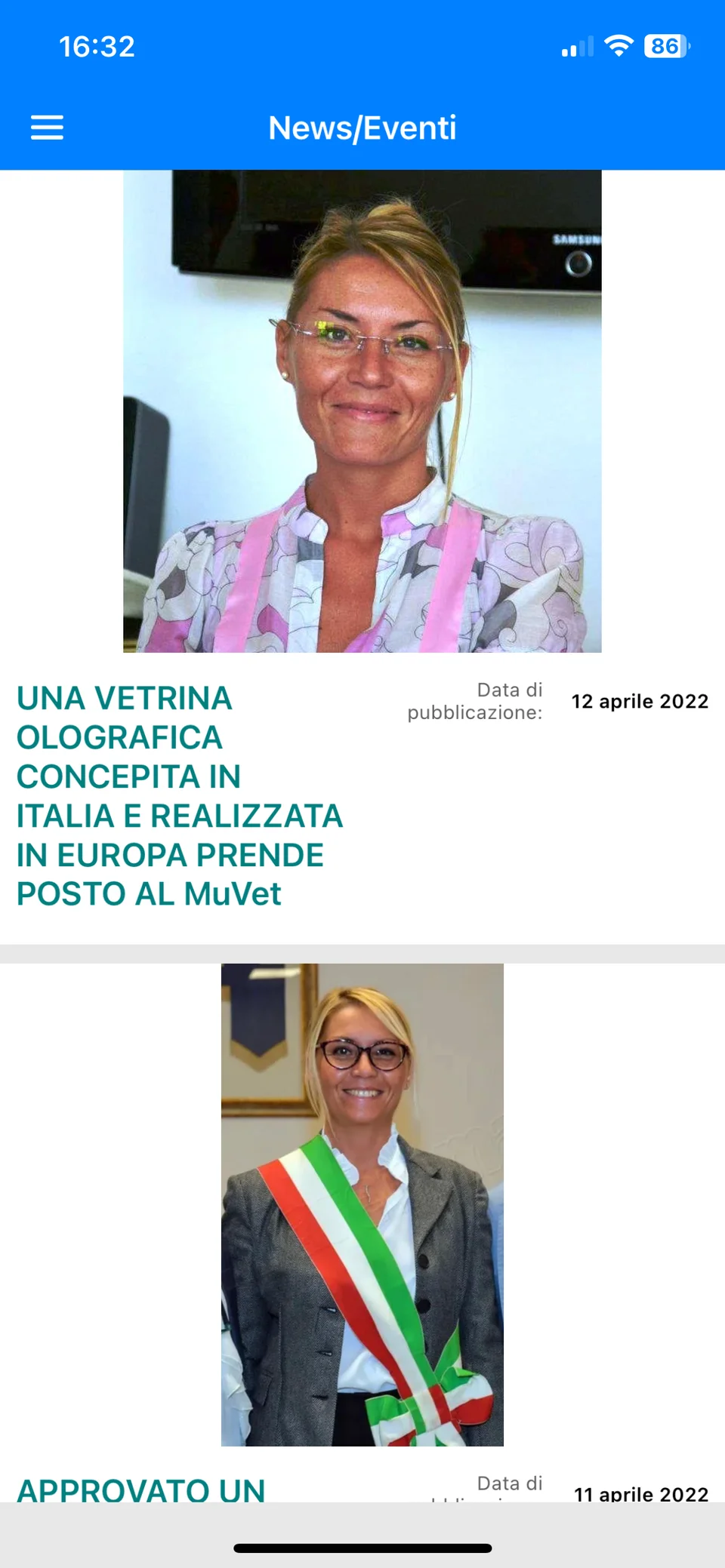 Schermata del progetto