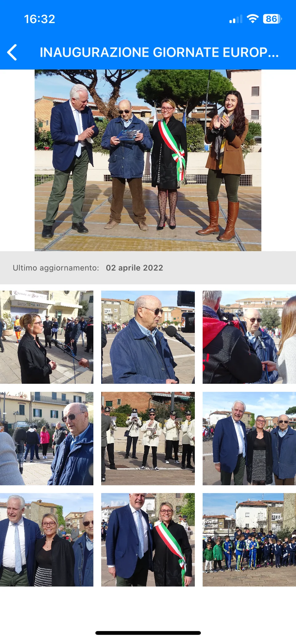 Schermata del progetto