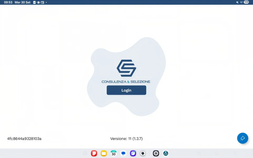 Schermata del progetto