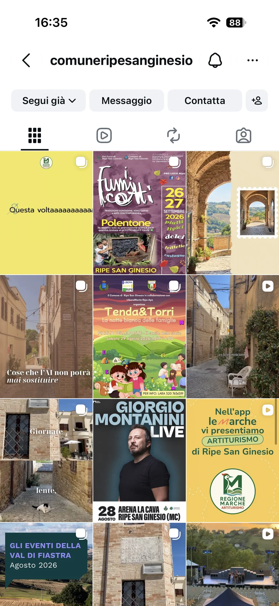 Schermata del progetto