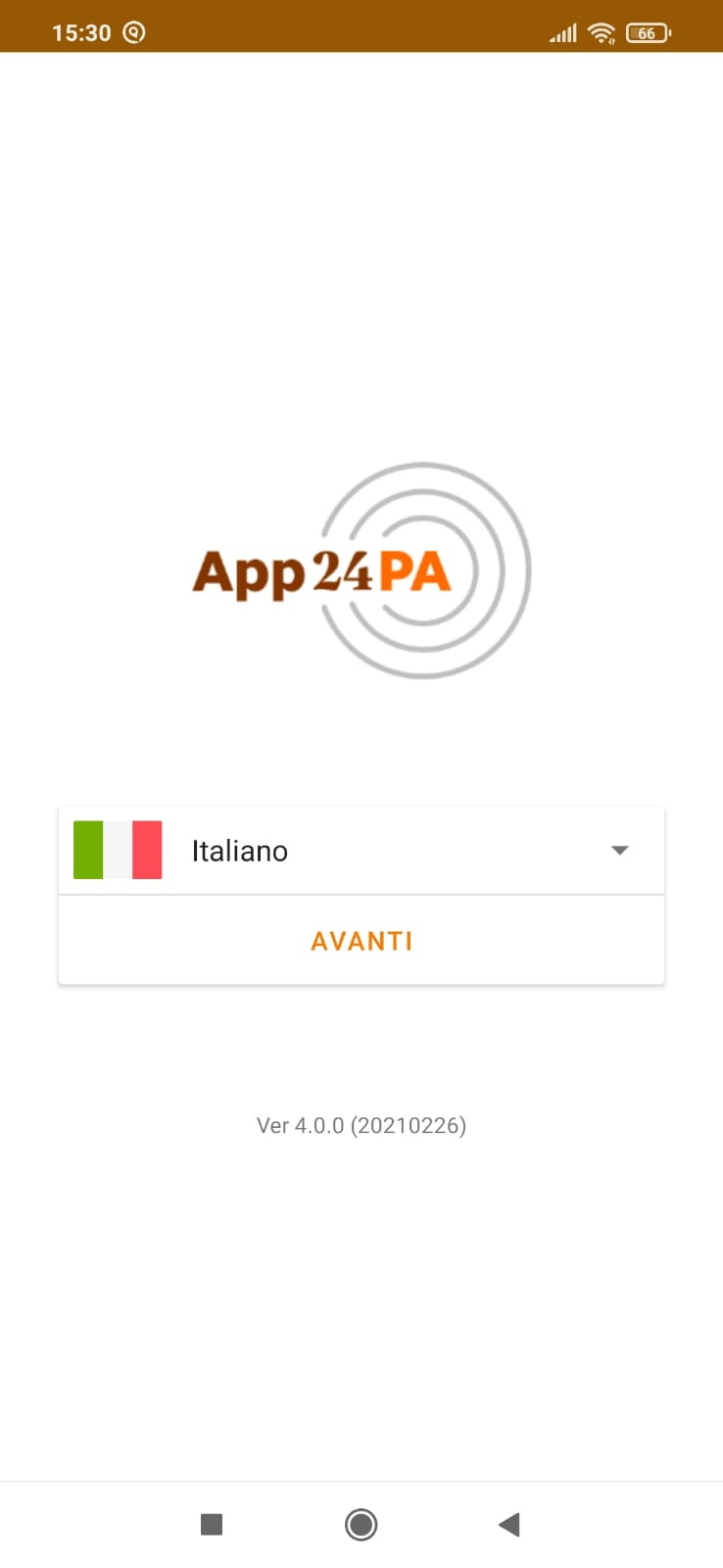 Schermata del progetto
