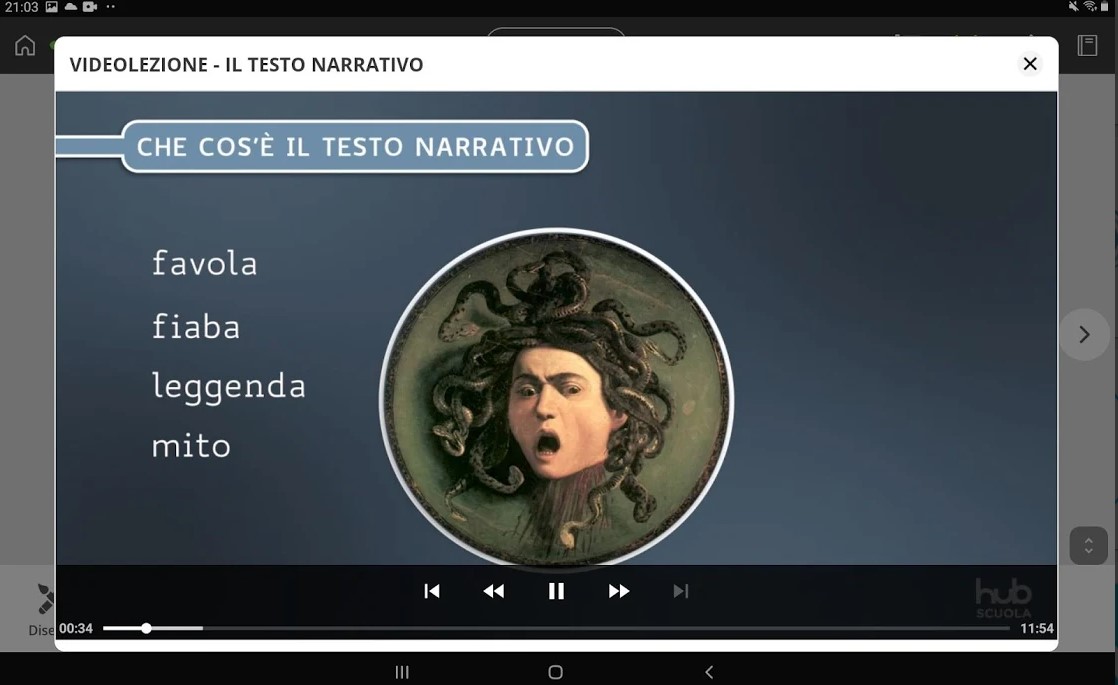 Schermata del progetto
