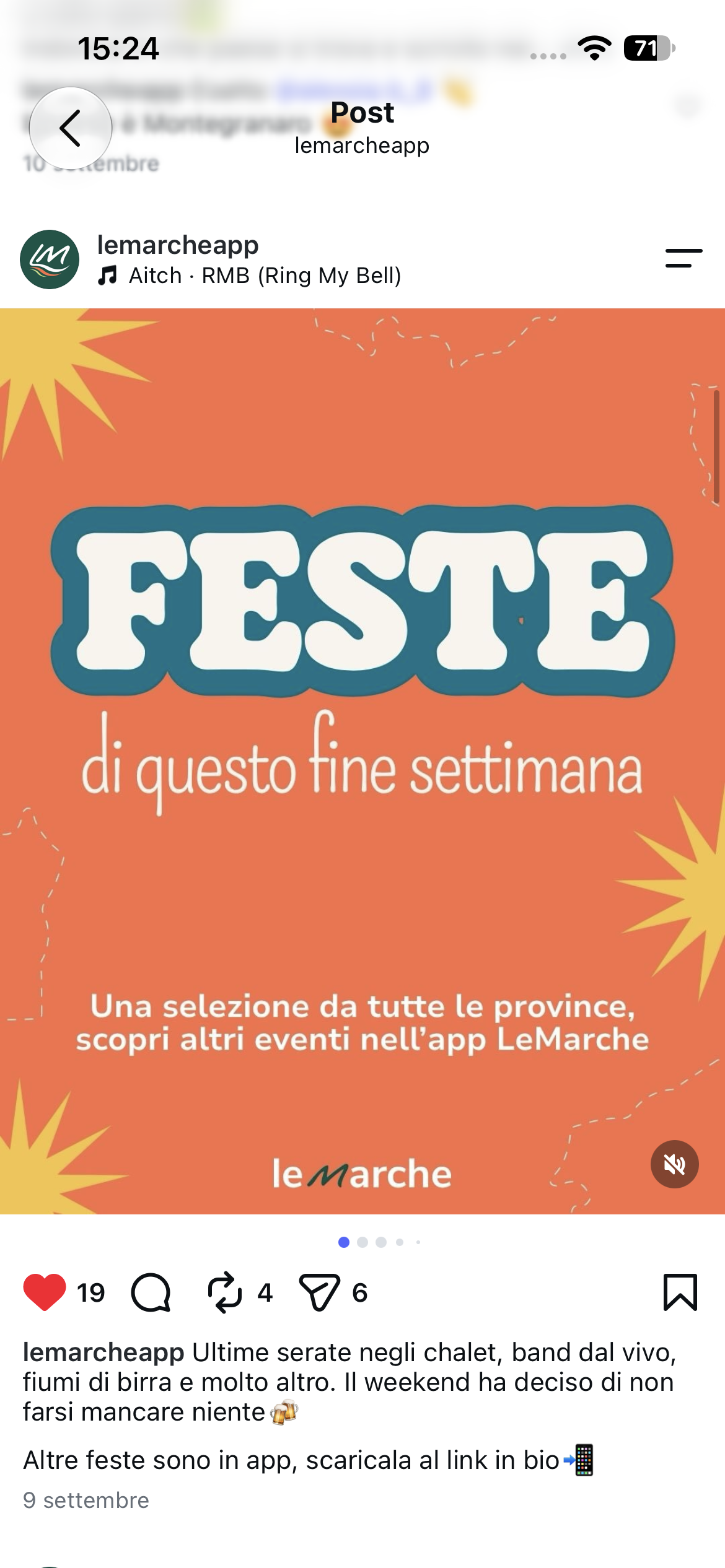 Schermata del progetto