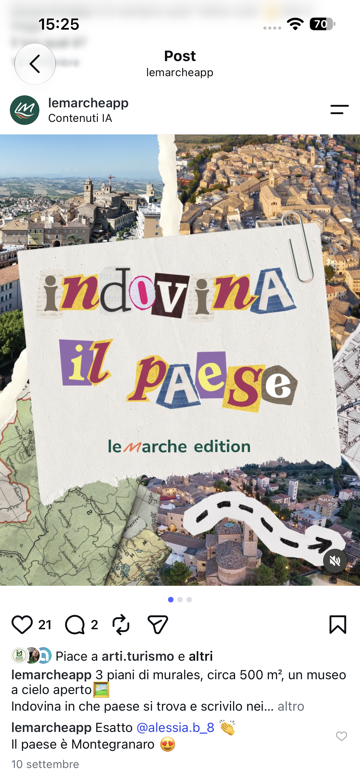 Schermata del progetto