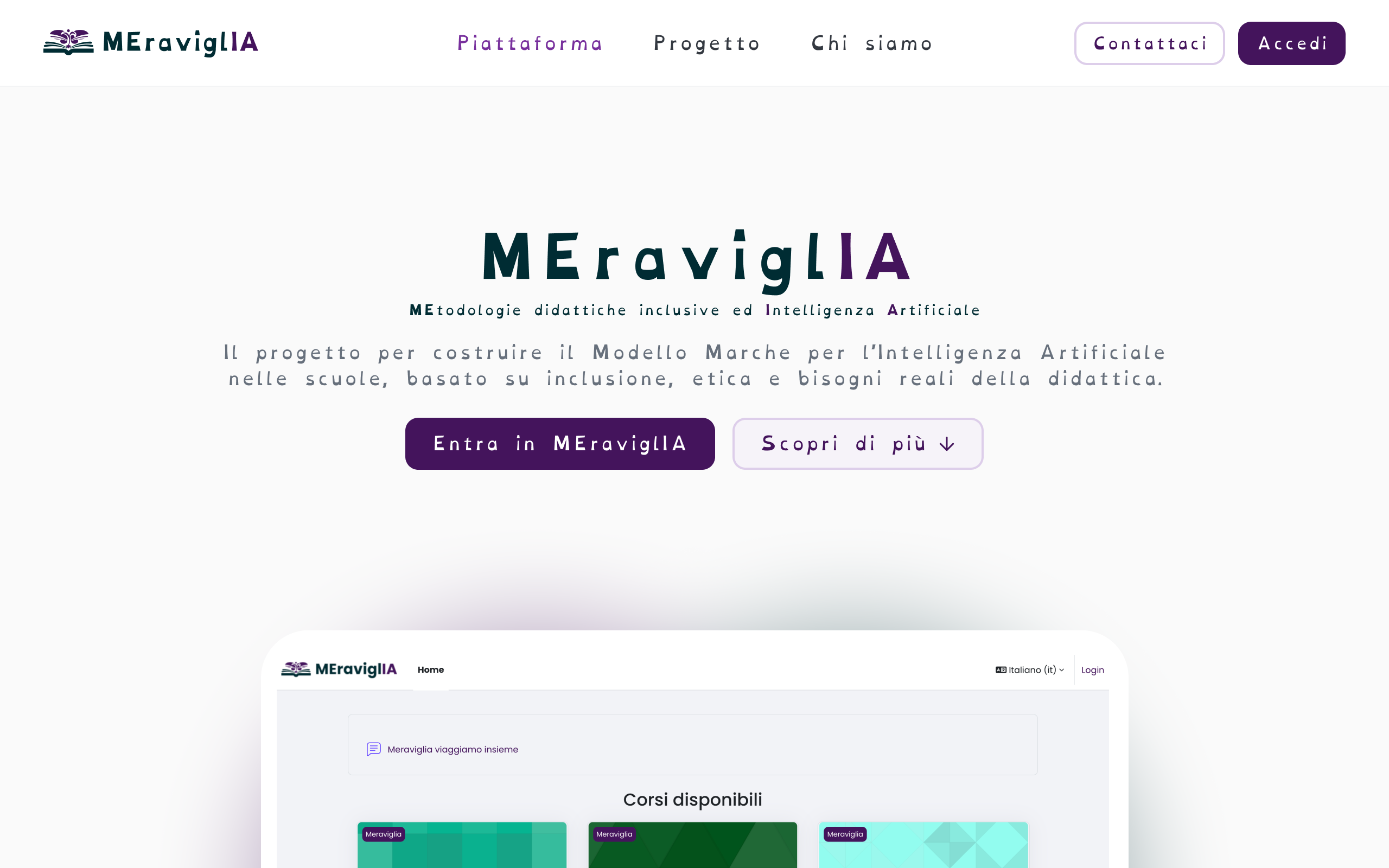 Schermata del progetto