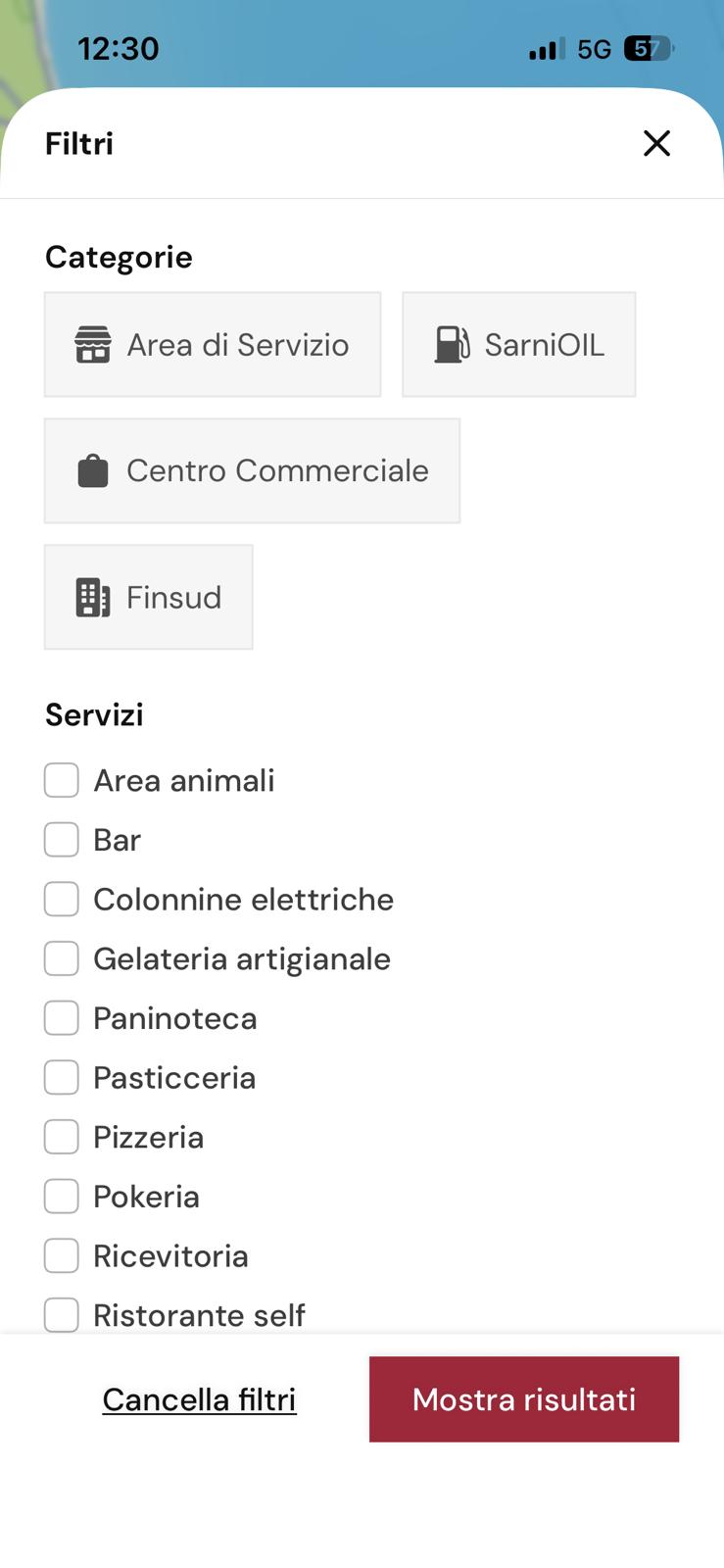 Schermata del progetto