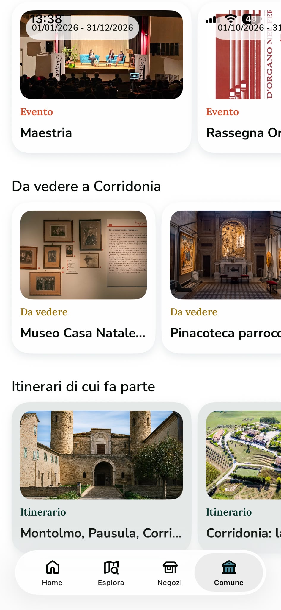 Schermata del progetto
