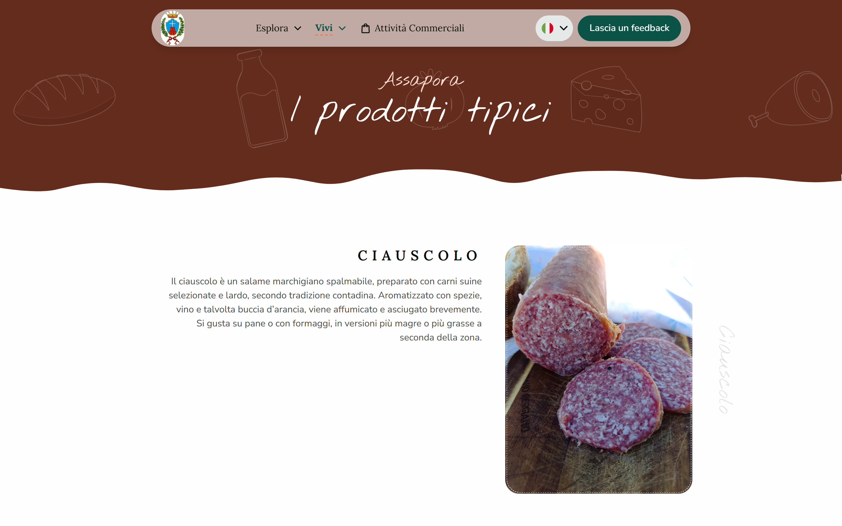 Schermata del progetto