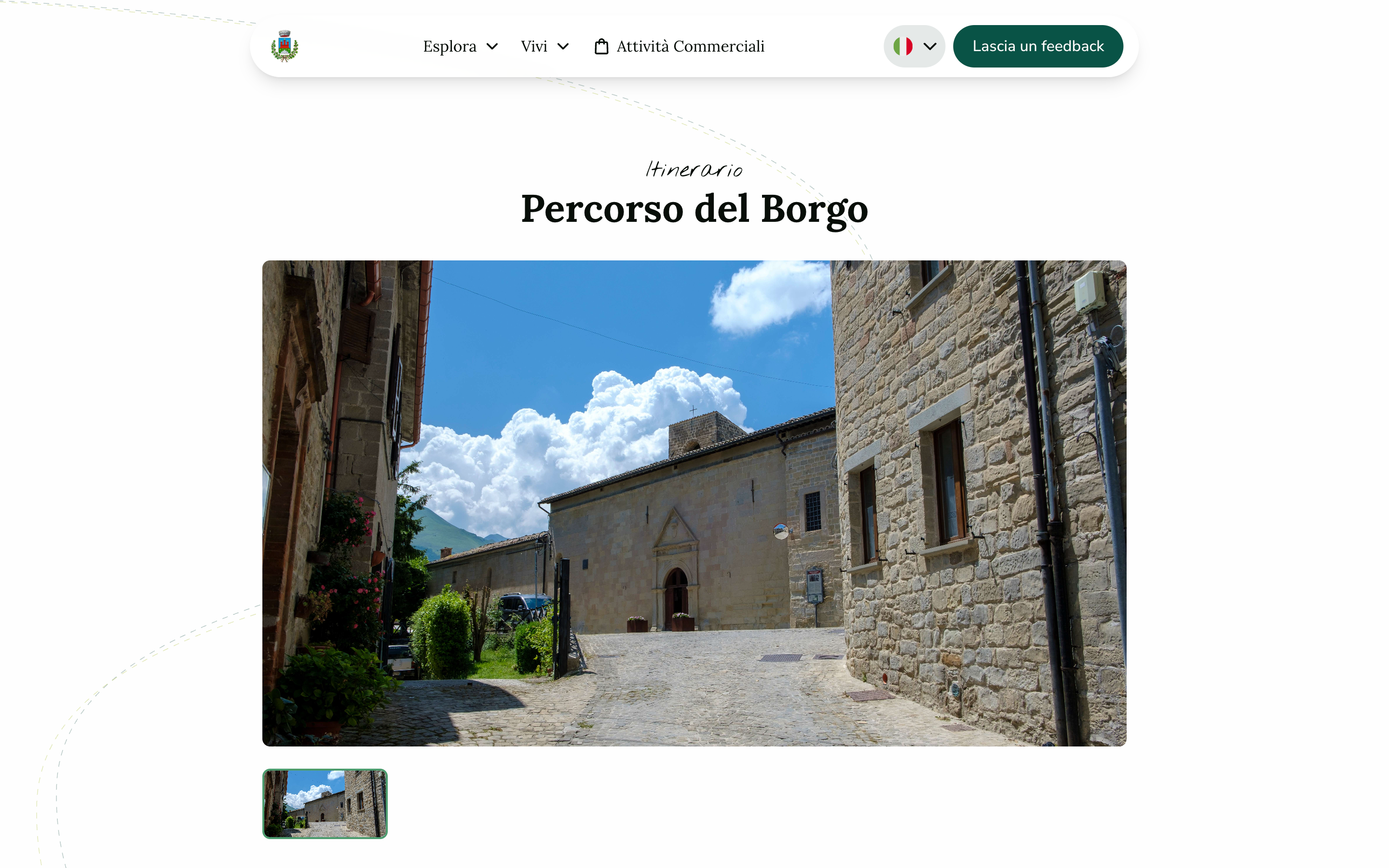 Schermata del progetto