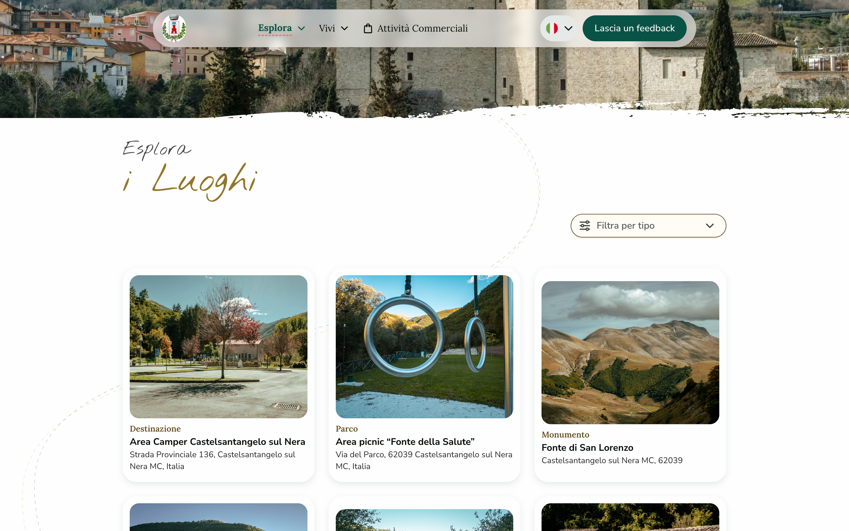 Schermata del progetto