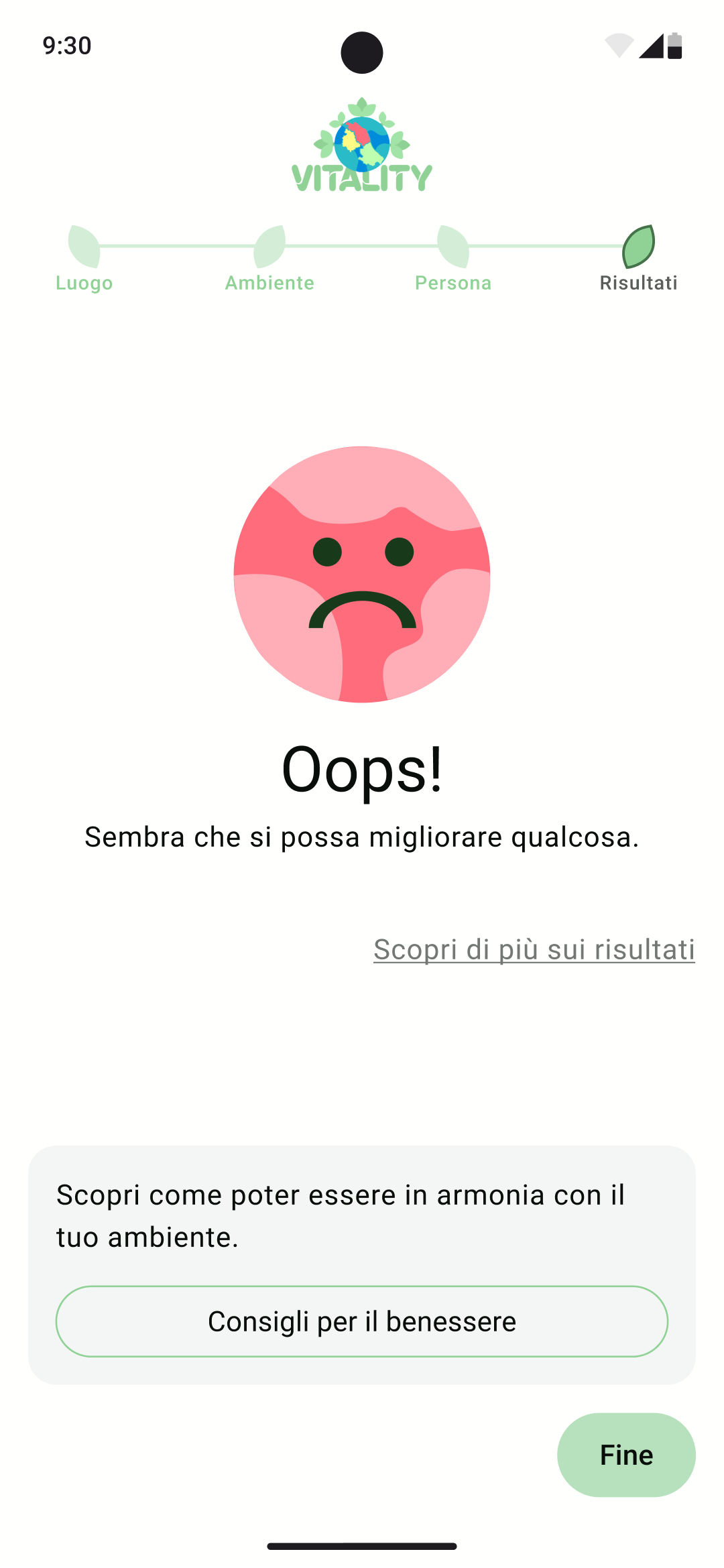 Schermata del progetto